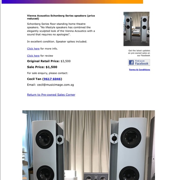 Schonberg speakers. Vienna Acoustic. - Picture 8 of 8